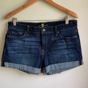 7 For All Mankind Denim Shorts Size 31